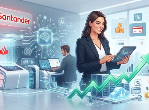Banco Santander promete una banca más barata gracias a la IA y la reducción de costes Banco Santander promete una banca más barata gracias a la IA y la reducción de costes