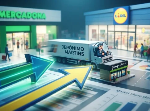 Mercadona y Lidl obligan a Jerónimo Martins a reinventarse para no perder clientes Mercadona y Lidl obligan a Jerónimo Martins a reinventarse para no perder clientes