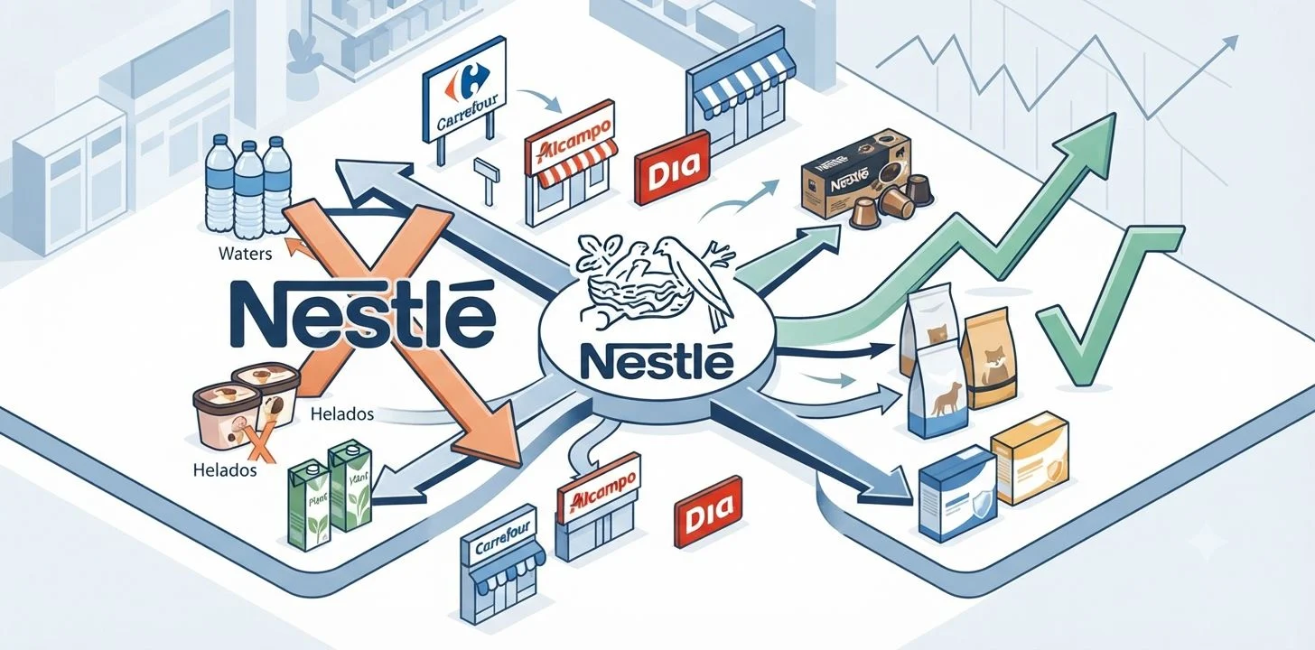 Nestlé toma una decisión que marcará el futuro de muchas de sus marcas en los supermercados
