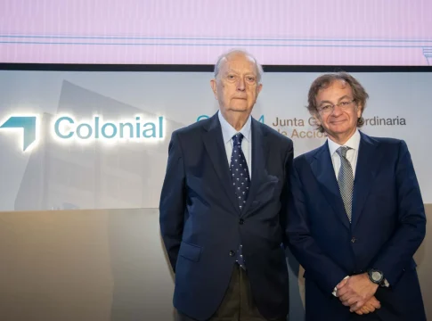 Imagen: Inmobiliaria Colonial. Presidente Juan José Bruguera y consejero delegado Pere Vinolas Imagen: Inmobiliaria Colonial. Presidente Juan José Bruguera y consejero delegado Pere Vinolas