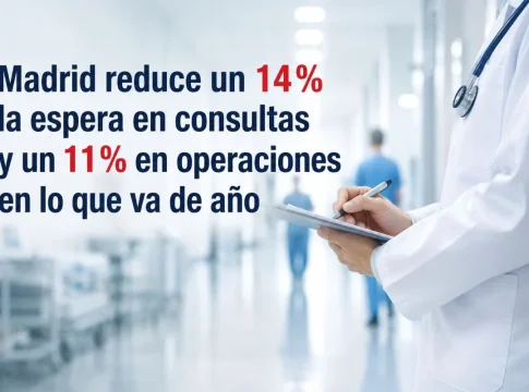 Madrid espera en consultas Madrid reduce espera en operaciones.