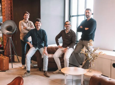 Muppy Juan Carlos Soldado, Borja Serra, Vicente Nicolás y David Mateo, fundadores y socios de Muppy