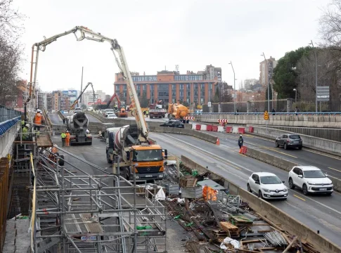 Obras en la M30 Obras en la M30