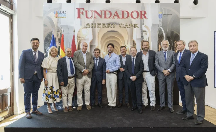 El Ayuntamiento y Fundador dan a conocer al sector gastronómico Jerez Capital Española de la Gastronomía en un evento celebrado en Madrid 1 Merca2 Representates instuticionales y del sector bodeguero. Fuente Fundador Merca2