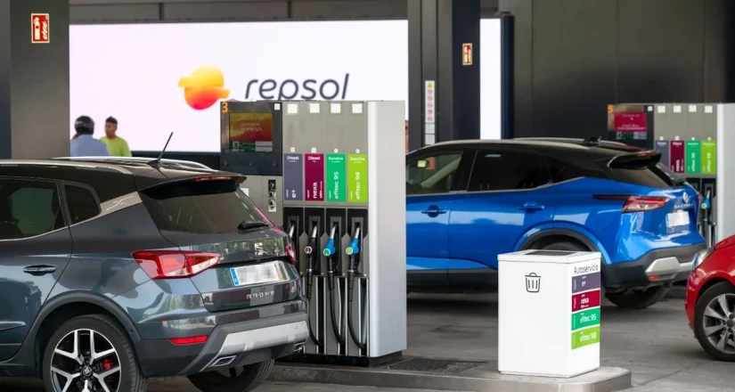 El auge del refino impulsa las previsiones de Repsol y acerca la acción a los 31 euros 2 Merca2 Imagen: Gasolinera de Repsol.