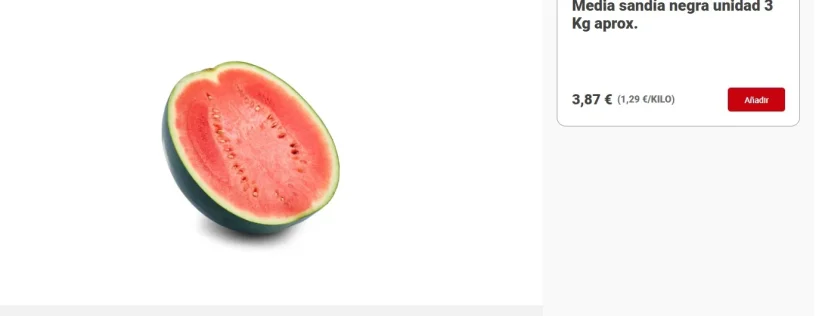 Mercadona, Carrefour, Dia y Alcampo cambian el precio de la sandía y el melón: así afecta a tu bolsillo 2 Merca2 Sandía Dia