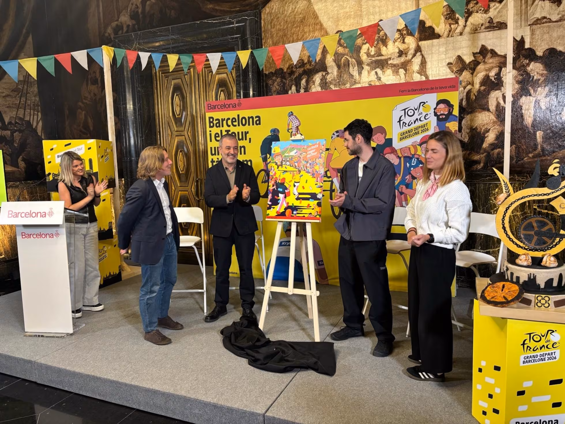 Barcelona anuncia cortes de tráfico en 100 calles por el Tour de Francia 2026