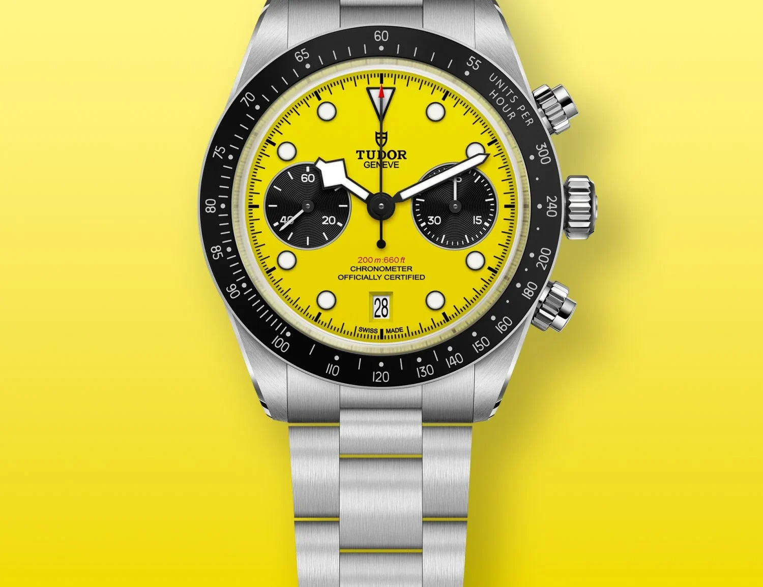 Tudor Black Bay Chrono 39 amarillo