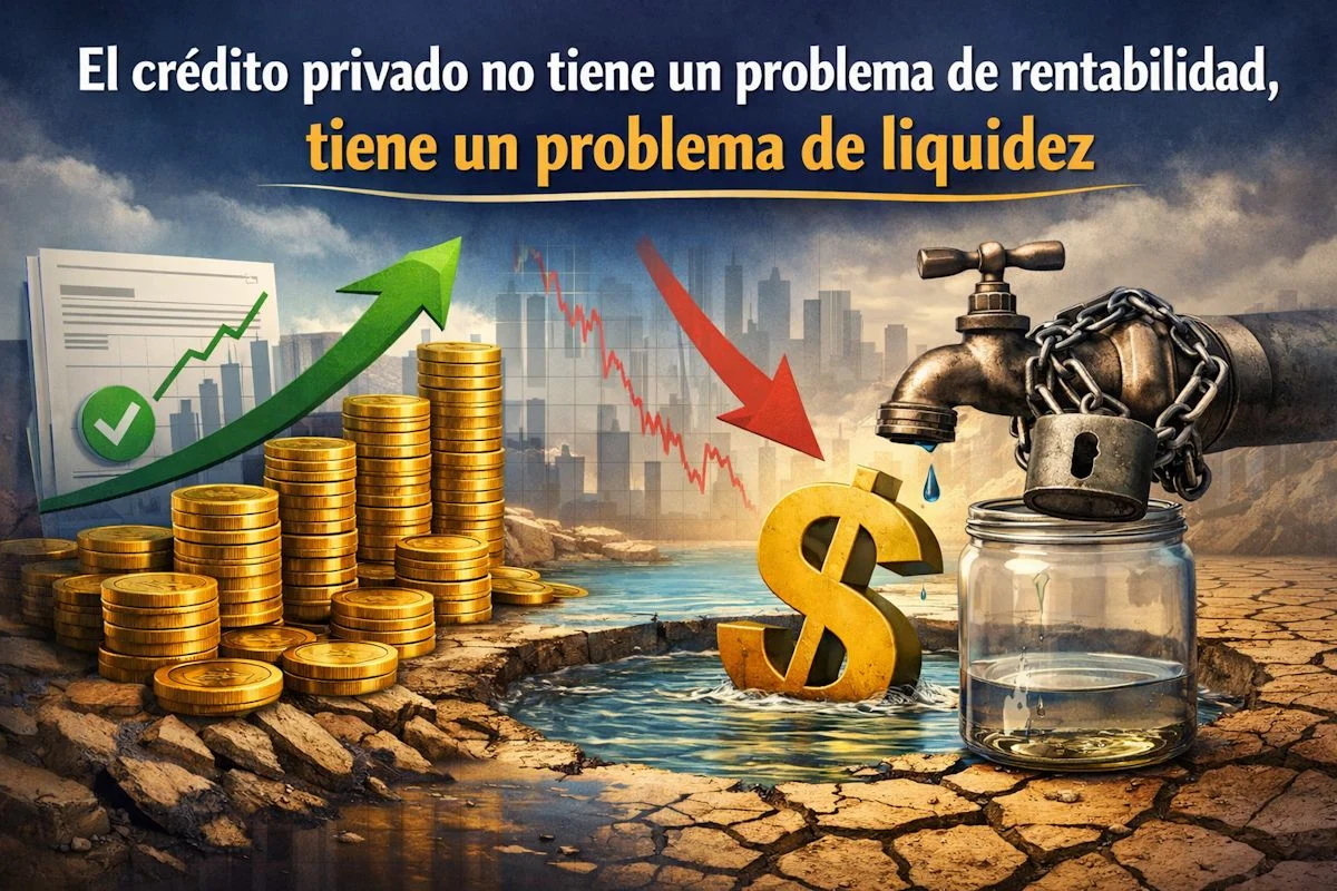 el crédito privado no tiene un problema de rentabilidad, tiene un problema de liquidez