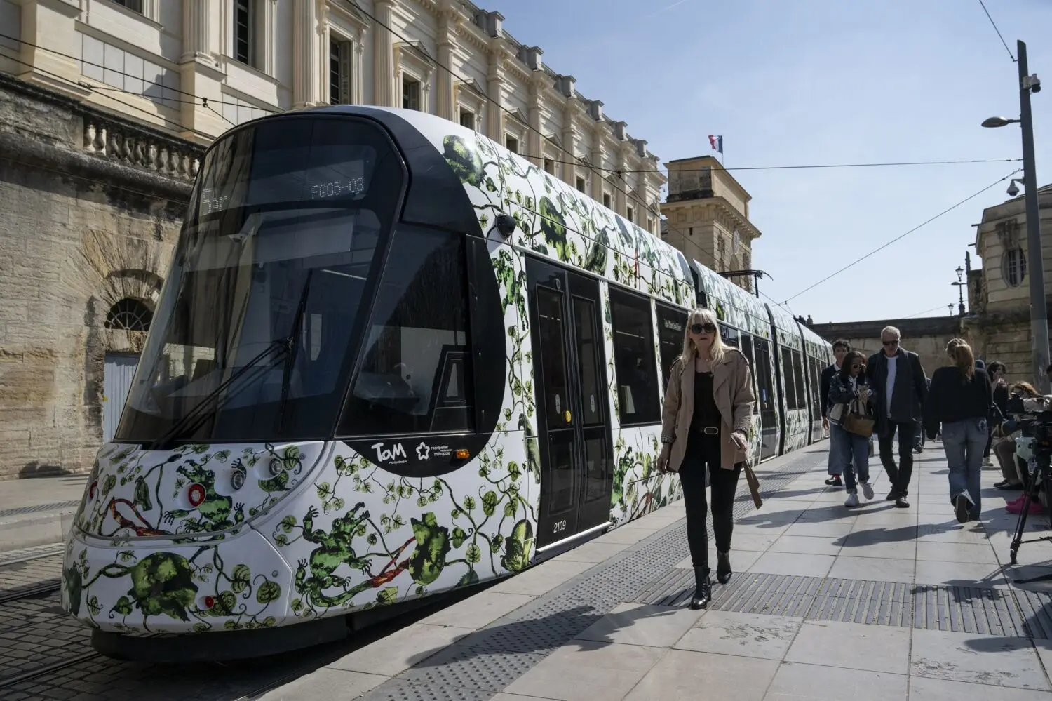 Tranvia de CAF en Montpellier. Fuente: Empresa Tranvia de CAF en Montpellier. Fuente: Empresa