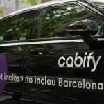Cabify marcado con la campaña de Barcelona. Fuente Agencias