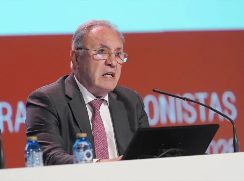 El presidente de Talgo, José Antonio Jainaga, durante la Junta General de Accionistas de Talgo. Fuente: Agencias El presidente de Talgo, José Antonio Jainaga, durante la Junta General de Accionistas de Talgo. Fuente: Agencias
