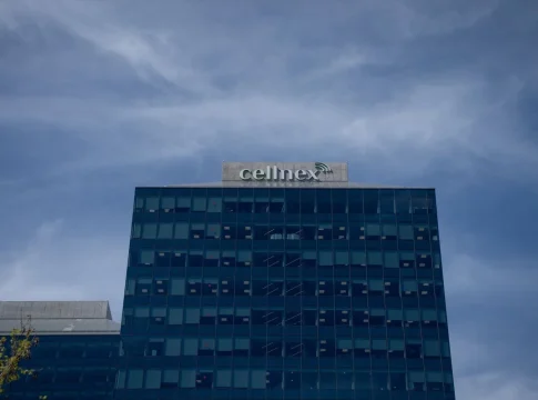 Fachada de Cellnex en Barcelona. Fuente Agencias Fachada de Cellnex en Barcelona. Fuente Agencias