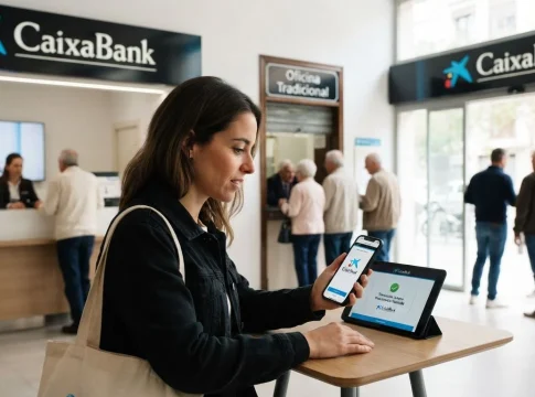 CaixaBank prepara un cambio que afectará a millones de clientes: la forma de ir al banco ya no será la misma CaixaBank prepara un cambio que afectará a millones de clientes: la forma de ir al banco ya no será la misma