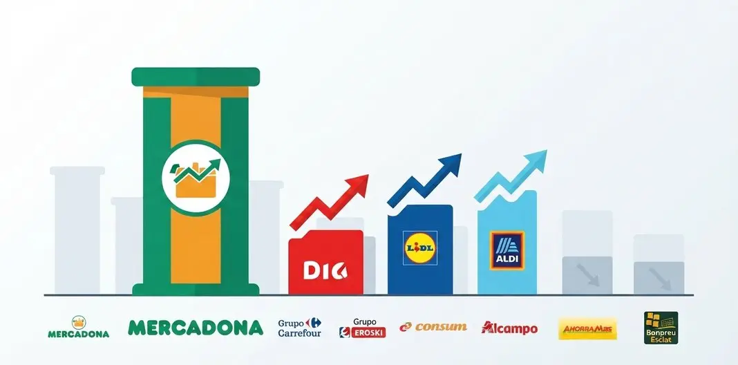 Mercadona se estanca mientras Lidl, Aldi y Dia crecen y ponen patas arriba la batalla por el compradoro6fmxno6fm Mercadona se estanca mientras Lidl, Aldi y Dia crecen y ponen patas arriba la batalla por el comprador