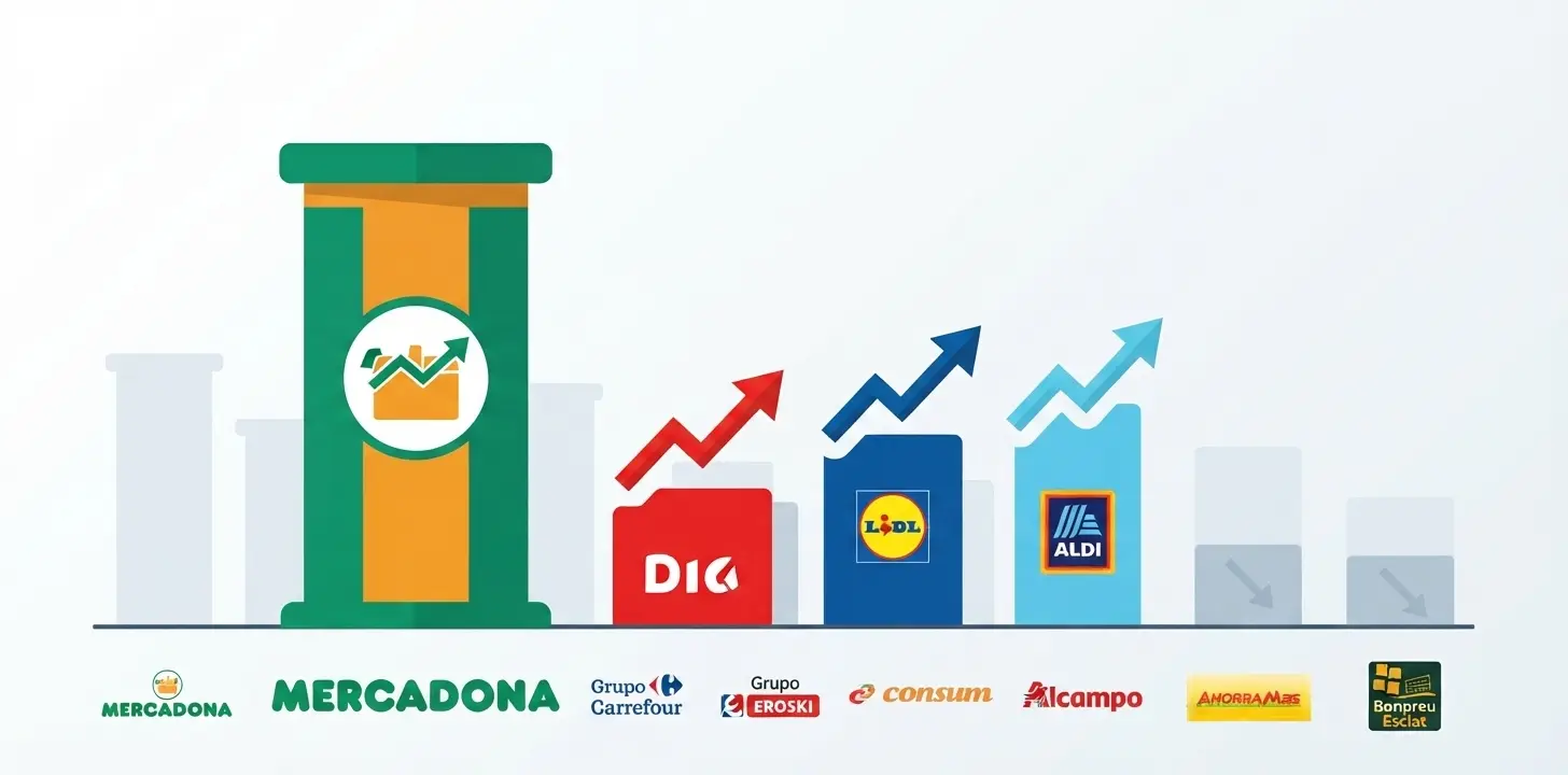 Mercadona se estanca mientras Lidl, Aldi y Dia crecen y ponen patas arriba la batalla por el compradoro6fmxno6fm Mercadona se estanca mientras Lidl, Aldi y Dia crecen y ponen patas arriba la batalla por el comprador