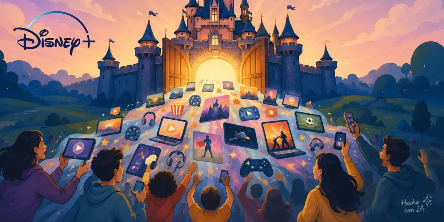 Imagen artículo de Disney gratis. Diseñado con Ia