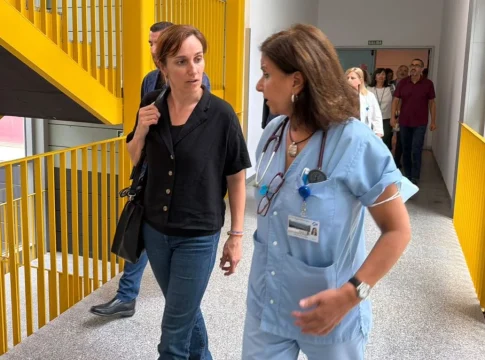 La ministra Mónica García, durante su visita a Ceuta el domingo Foto del Ministerio de Sanidad La ministra Mónica García, durante su visita a Ceuta el domingo