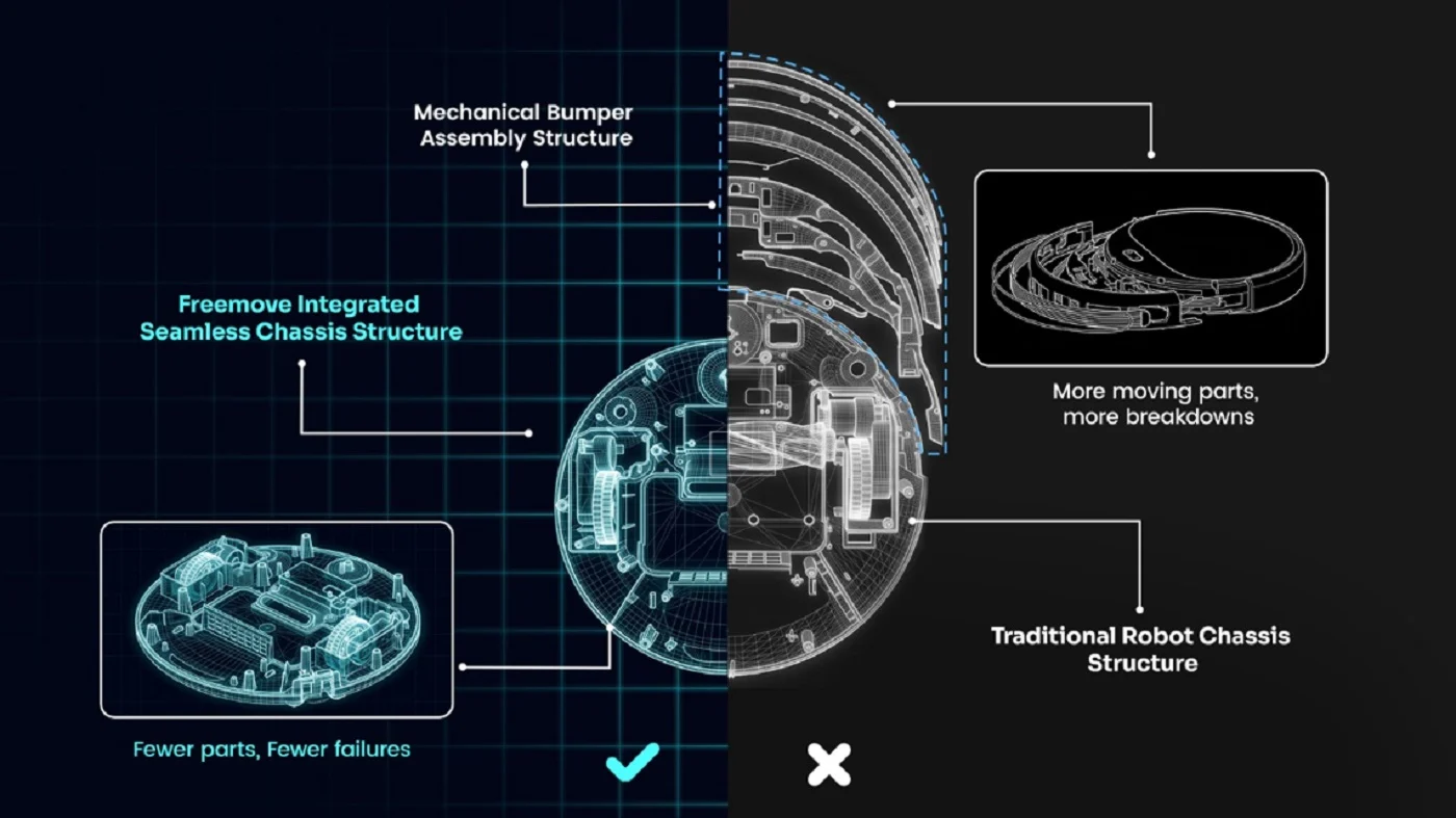Lefant M5 Pro: el robot aspirador que automatiza la limpieza por solo 299,99 euros 3 Merca2 La tecnología Freemove Full-Body Sensing mejora la detección de obstáculos y ayuda al robot a desplazarse con mayor precisión. Fuente Lefant.
