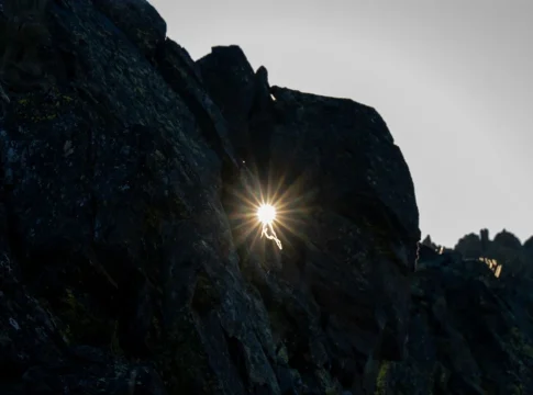 Ordino Arcalís Personas reunidas para ver el eclipse