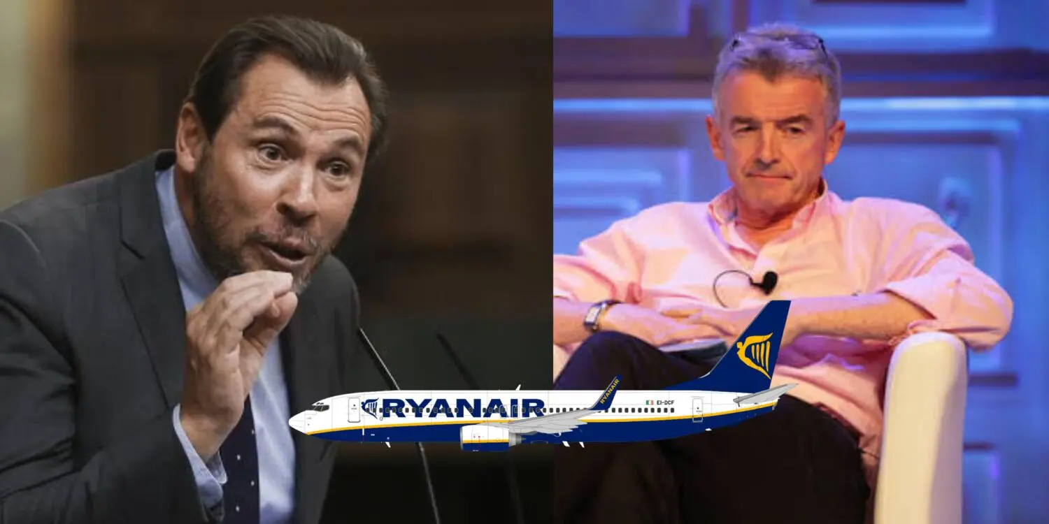 Puente defiende las tasas de Aena frente a Ryanair en pleno castigo del IBEX 35 1 Merca2 Puente O'Leary tasas aeropuertos