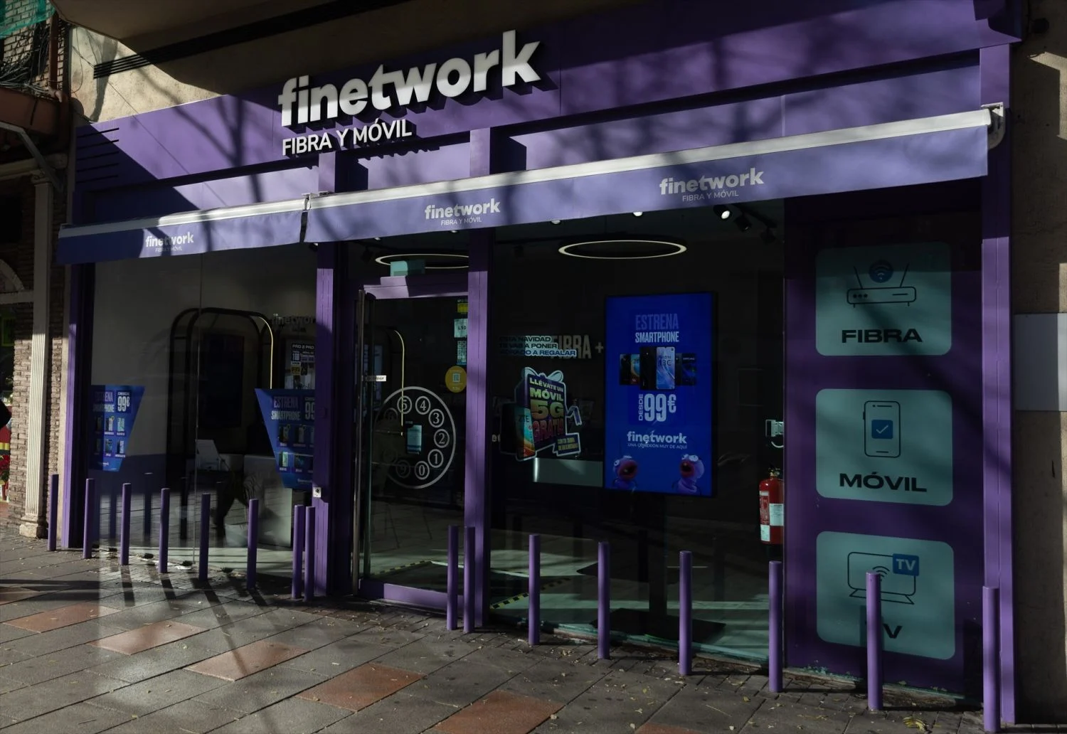 Tienda de Finetwork. Fuente: Agencias Tienda de Finetwork. Fuente: Agencias