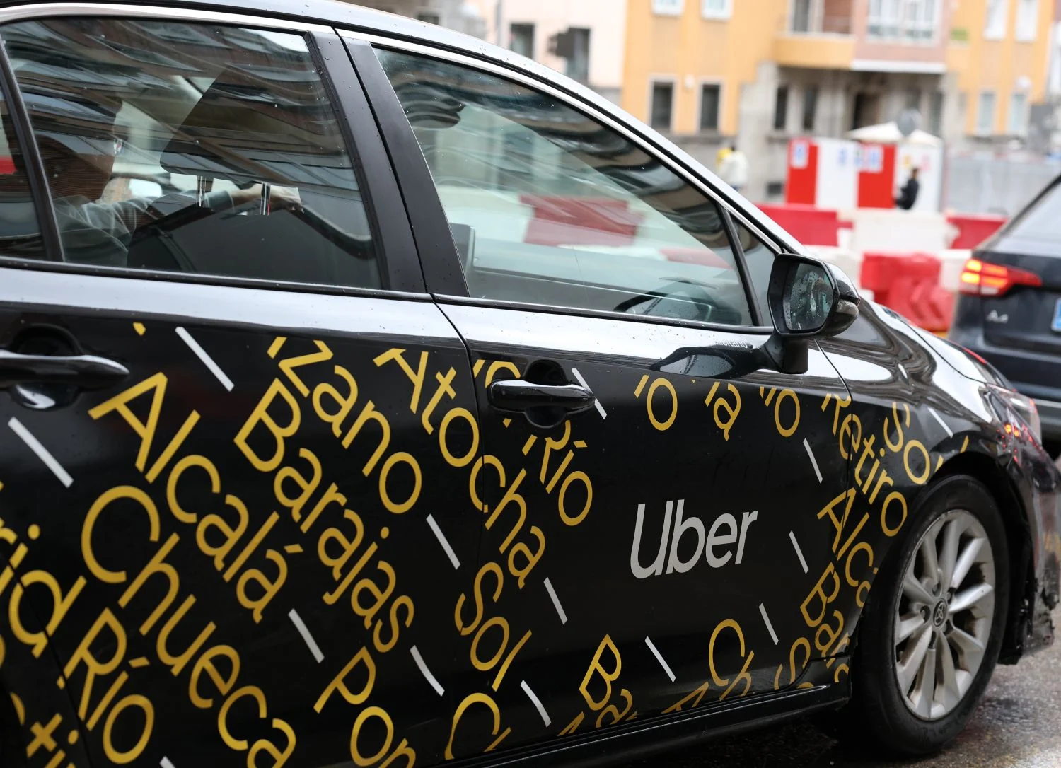 VTC de Uber en Madrid. Fuente: Agencias VTC de Uber en Madrid. Fuente: Agencias
