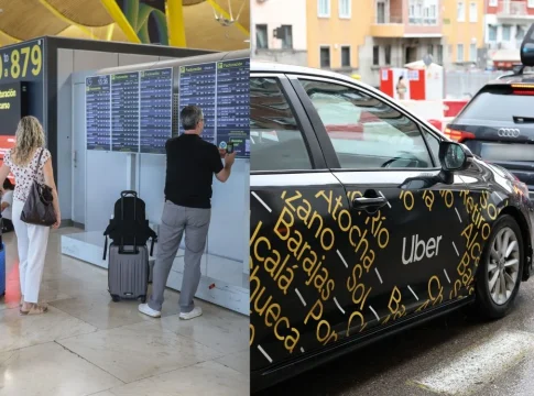 Uber y aeropuertos de Aena. Imágenes de agencias Uber y aeropuertos de Aena. Imágenes de agencias