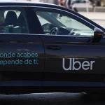 Vehículo de Uber. Fuente: Agencias