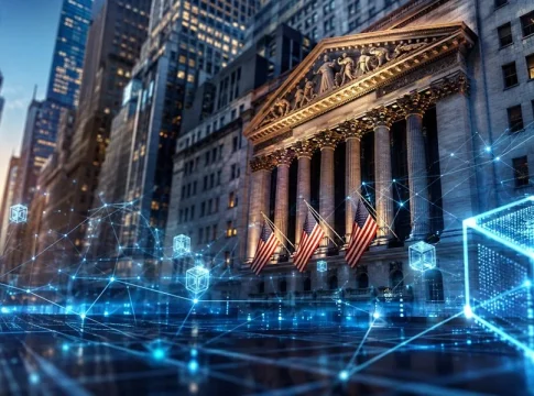 Imagen: Wall Street, tokenización y blockchain. Merca2 con IA Imagen: Wall Street, tokenización y blockchain. Merca2 con IA