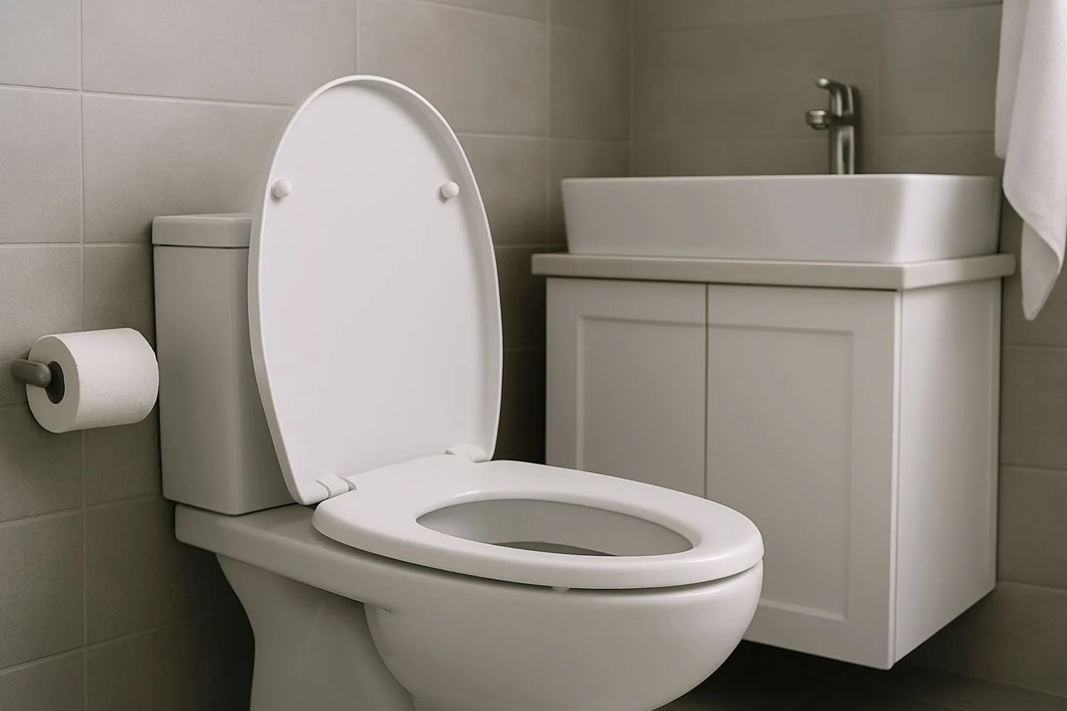 baño limpio