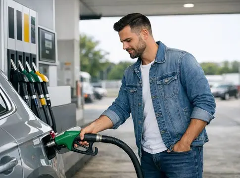cargando gasolina