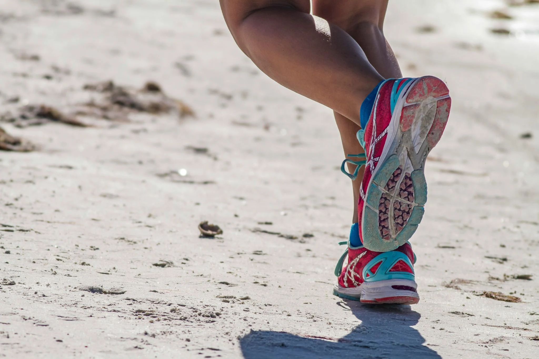 correr por la playa