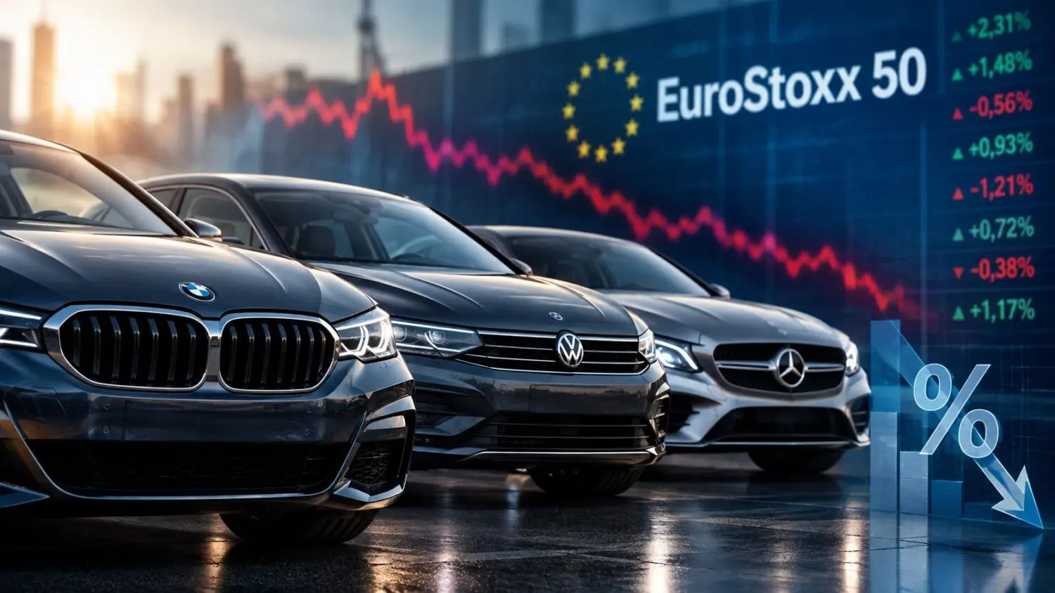 Imagen: BMW, Volkswagen y Mercedes-Benz, generada por IA Imagen: BMW, Volkswagen y Mercedes-Benz, generada por IA