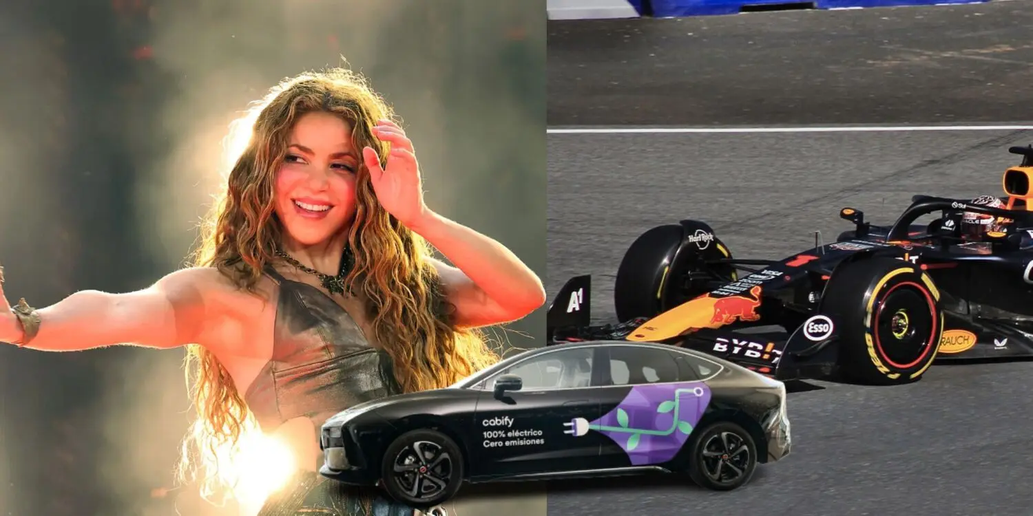Cabify, Fórmula 1 y Shakira. Cabify, Fórmula 1 y Shakira.