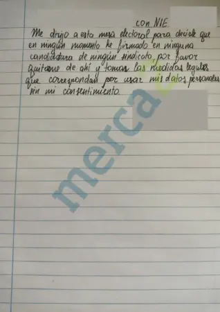 El lío con los convenios paraliza la «normalización» de Glovo: acusaciones de acoso y purgas electorales 2 Merca2 Caso de candidatura rechazada. Cortesía de SLT