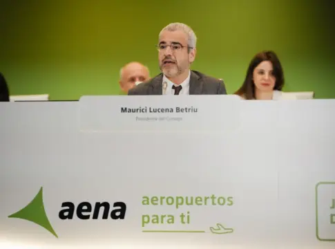 El presidente y consejero delegado de Aena, Maurici Lucena. Fuente: Agencias El presidente y consejero delegado de Aena, Maurici Lucena. Fuente: Agencias