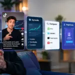 El embudo de los finfluencers: así convierten un vídeo de TikTok en una cuenta en el bróker 1 Merca2 Finfluencers del contenido social a la inversión. Imagen generada con IA