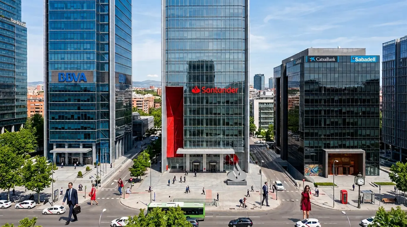 BBVA, Santander y CaixaBank tienen cinco años para cambiar su forma de mover el dinero antes de que el mercado dé el salto BBVA, Santander y CaixaBank tienen cinco años para cambiar su forma de mover el dinero antes de que el mercado dé el salto
