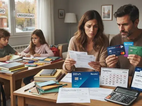 Las tarjetas revolving se cuelan en la vuelta al cole y pueden convertir una deuda pequeña en un problema Las tarjetas revolving se cuelan en la vuelta al cole y pueden convertir una deuda pequeña en un problema