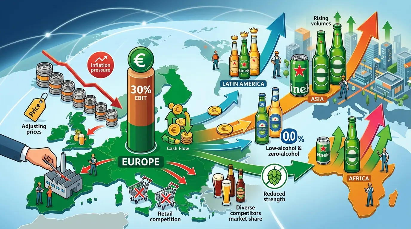Heineken quiere que Europa vuelva a dar dinero: Heineken quiere que Europa vuelva a dar dinero
