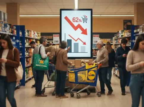 El consumidor se rebela contra la cesta cara: Mercadona, Lidl y Carrefour compiten por evitar que se vaya El consumidor se rebela contra la cesta cara: Mercadona, Lidl y Carrefour compiten por evitar que se vaya