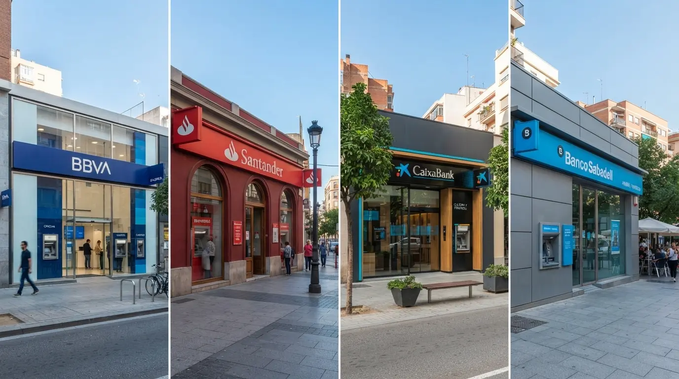 Si tienes una cuenta en BBVA, Santander, CaixaBank o Sabadell, revisa esto: podrías pagar hasta 240 euros al año