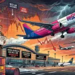Dudas en Bolsa con Wizz Air: por qué los expertos advierten de un riesgo alto para las aerolíneas baratas 1 Merca2 Imagen articulo de Wizz Air. Diseñada con IA