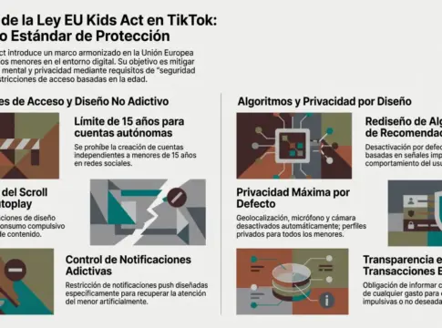La nueva ley de la UE y su efecto sobre TikTok. La nueva ley de la UE y su efecto sobre TikTok.