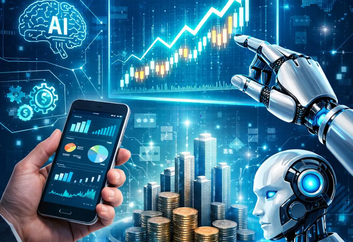 Inversión en IA. Imagen generada con IA Inversión en IA. Imagen generada con IA