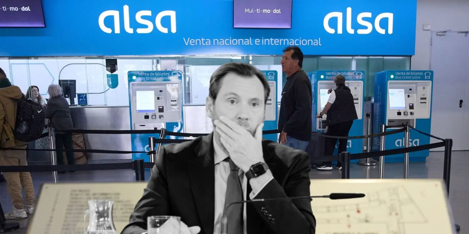Óscar Puente y fondo de Alsa. Óscar Puente y fondo de Alsa.