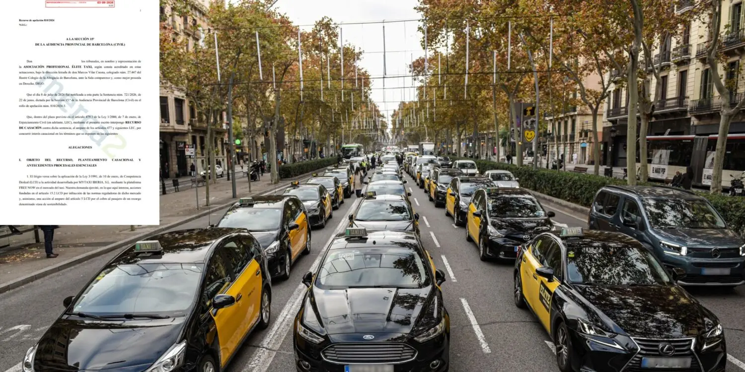 Taxis de Barcelona y el recurso contra Free Now