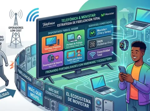 Telefónica y Movistar oferta de móviles. Diseñada con IA Telefónica y Movistar oferta de móviles. Diseñada con IA