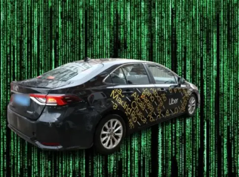 Uber fondo matrix. Diseñado en Canva Uber fondo matrix. Diseñado en Canva